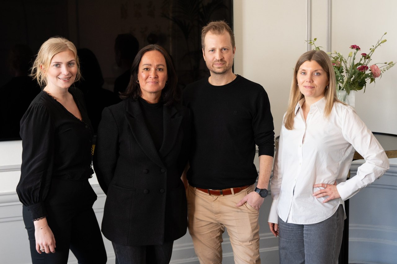 Hanna Werner, Birgitta Hedegård, Mattias Loxi och Linn Backeström.