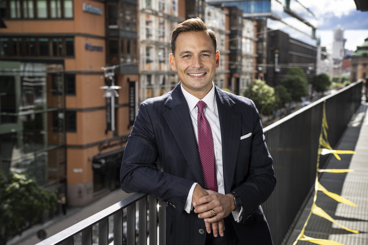 STOCKHOLM 20220902
Andreas Hatzigeorgiou, vd för Stockholms handelskammare.
Foto Anders Wiklund / TT / kod 10040