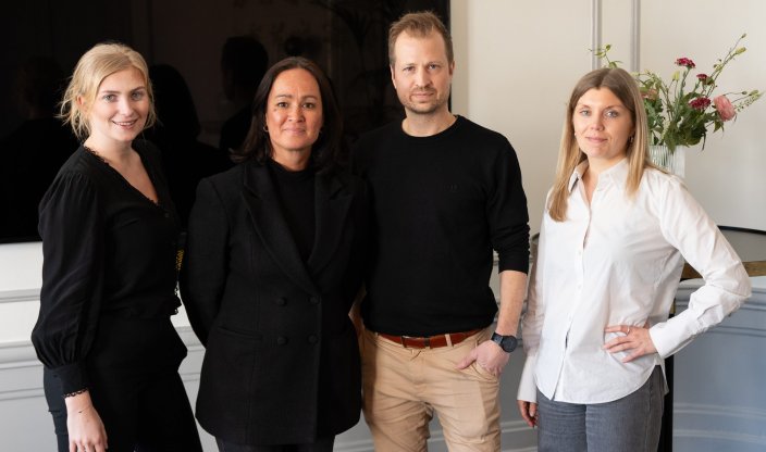 Hanna Werner, Birgitta Hedegård, Mattias Loxi och Linn Backeström.