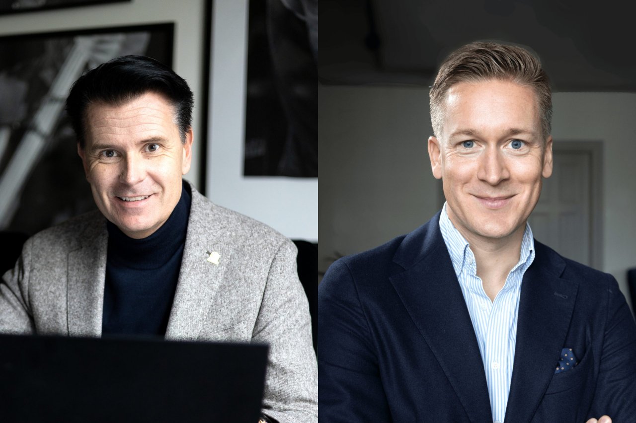 Peter Hellgren, CEO Consid samt Timmy Belcroft, Regional VP/Business Development Consid